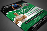 Fitness Flyer Template, a Flyer Template by AfzaalGraphics (Thumbnail 3 of 4)