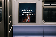 10 PREMIUM SUBWAY MOCKUPS, an Advertising Mockup by Redmixx Design (Thumbnail 2 of 11)