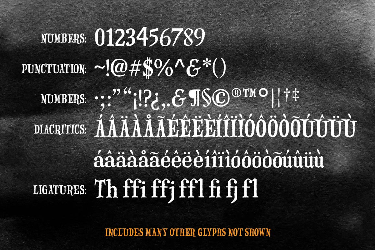 Haunted Serif preview 3