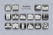 Austria landmark icons (16x), an Icon by Artefy's Graphic Bar (Thumbnail 1 of 2)