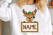 Personalized Christmas Kids Name Png, an Illustration by Libby Wishes (Thumbnail 5 of 9)
