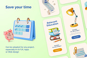 3d Office Desk Illustration Set, an Object Graphic by 35lab (Thumbnail 6 of 7)