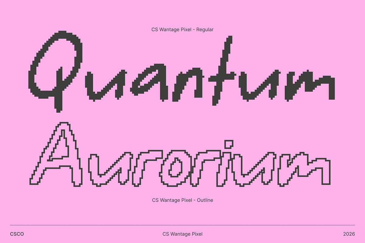 CS Wantage Pixel, a Handwritten Font by Craft Supply Co. (Photo 3 of 8)