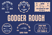 Godger Rough, a Sans Serif Font by Craft Supply Co. (Thumbnail 3 of 8)