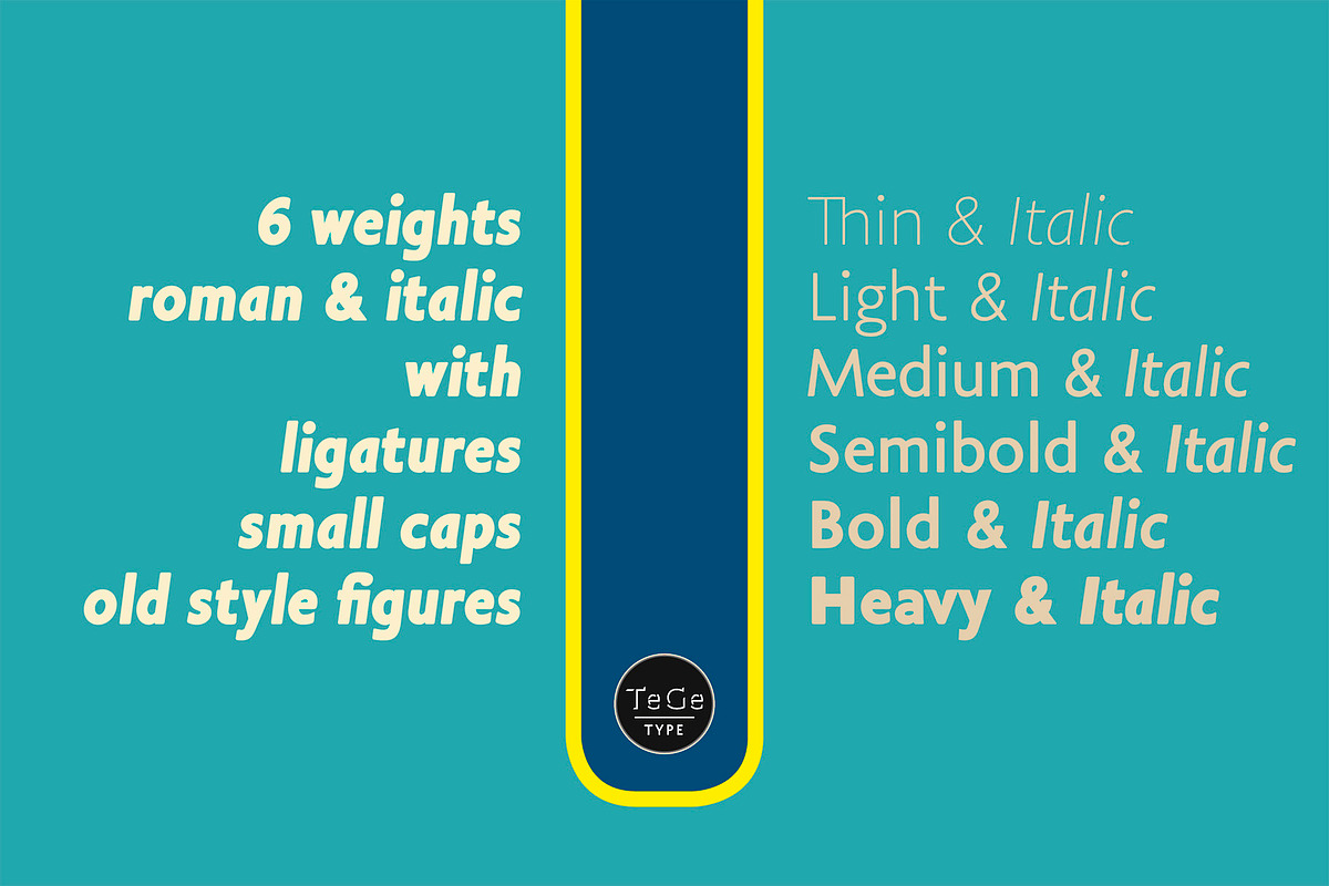 Cinio Text, a Sans Serif Font by TeGeType foundry (Photo 2 of 7)