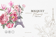 Blooming Paris. Motifs,Frame,pattern, an Illustration by Kotkoa (Thumbnail 19 of 21)