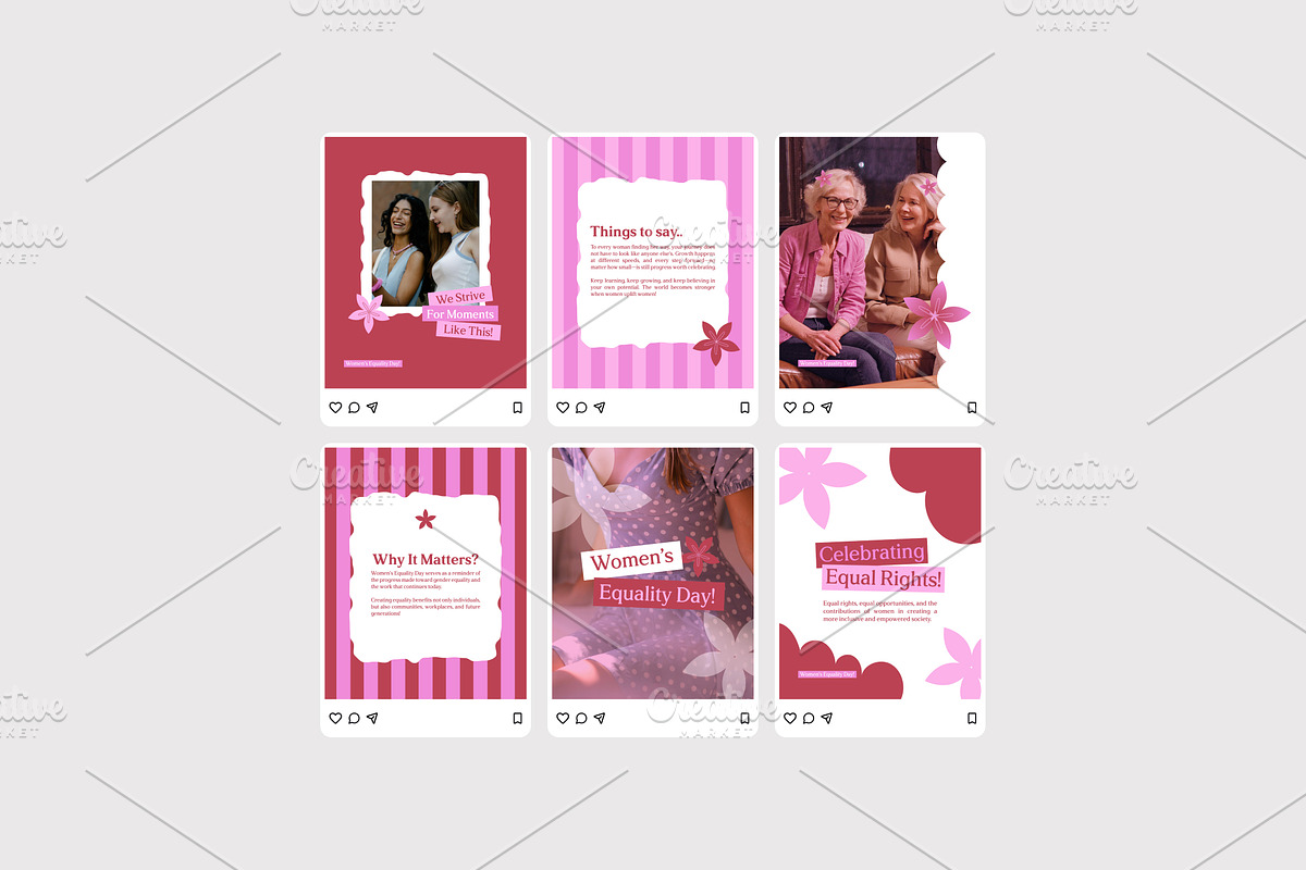 Women Equality Day - Instagram Post, a Social Media Template by Izdihaar_Studio (Photo 4 of 4)