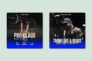 Fitness Coach Instagram Template, a Social Media Template by SecondBrain Store (Thumbnail 5 of 10)