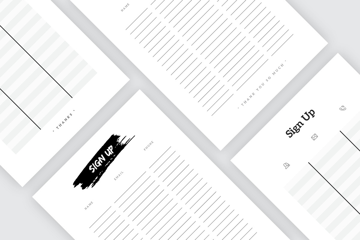 Sign Up Template, a Stationery Template by Amit Debnath (Photo 5 of 5)