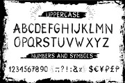 Drum. Handmade brush display font, a Symbol Font by Kseniia Kuznetsova (Thumbnail 2 of 5)