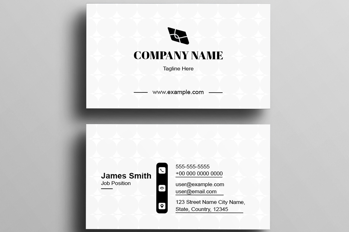 Business Card Template Layout, a Business Card Template by MightyDesign (Photo 2 of 6)
