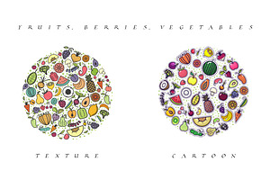 Fruits, Vegetables and Berries 42*2