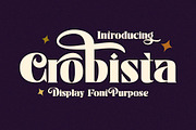 Crobista, a Sans Serif Font by Gatype (Thumbnail 1 of 14)