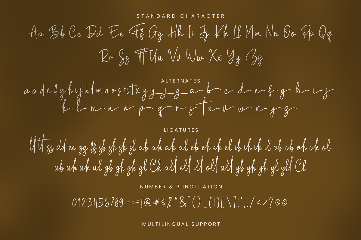 Christybella - Stylish Signature Fon, a Handwritten Font by Mozatype (Photo 9 of 11)