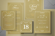 Vintage Wedding Invitation, an Invitation Template by graphicook (Thumbnail 3 of 3)