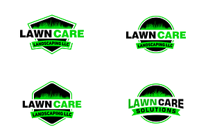 10 LAWN CARE SERVICE LOGO BUNDLE