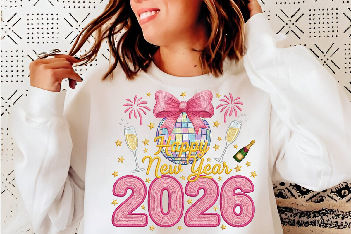 Faux Yarn Happy New Year 2026 PNG, an Illustration by SinaCreation (Photo 5 of 11)