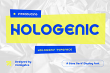 Hologenic Sans Serif Font