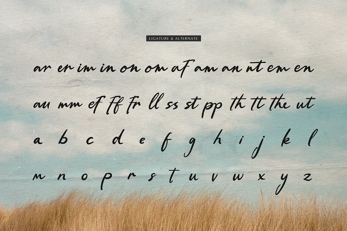 Sethimfal | Casual Handwritten Font, a Script Font by gracetype_studio (Photo 12 of 12)