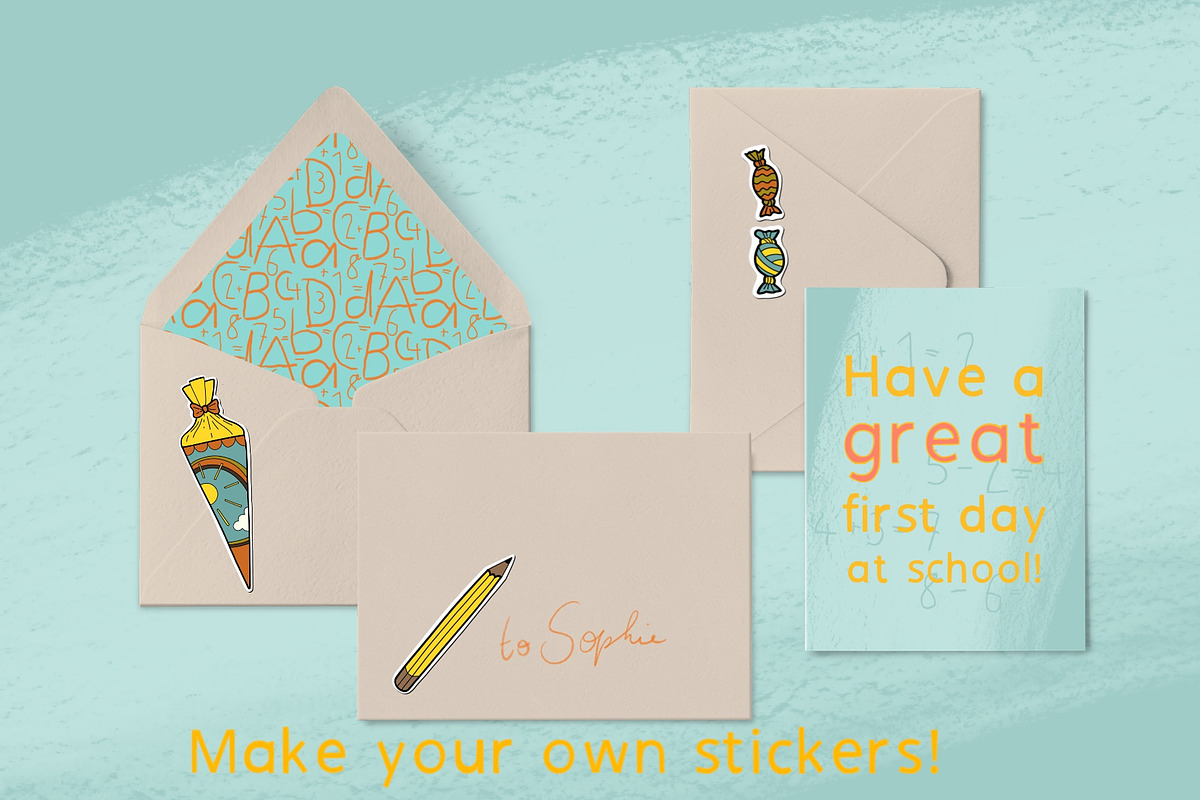 Back To School font + illustrations, a Font by LAFOLO (Photo 3 of 6)