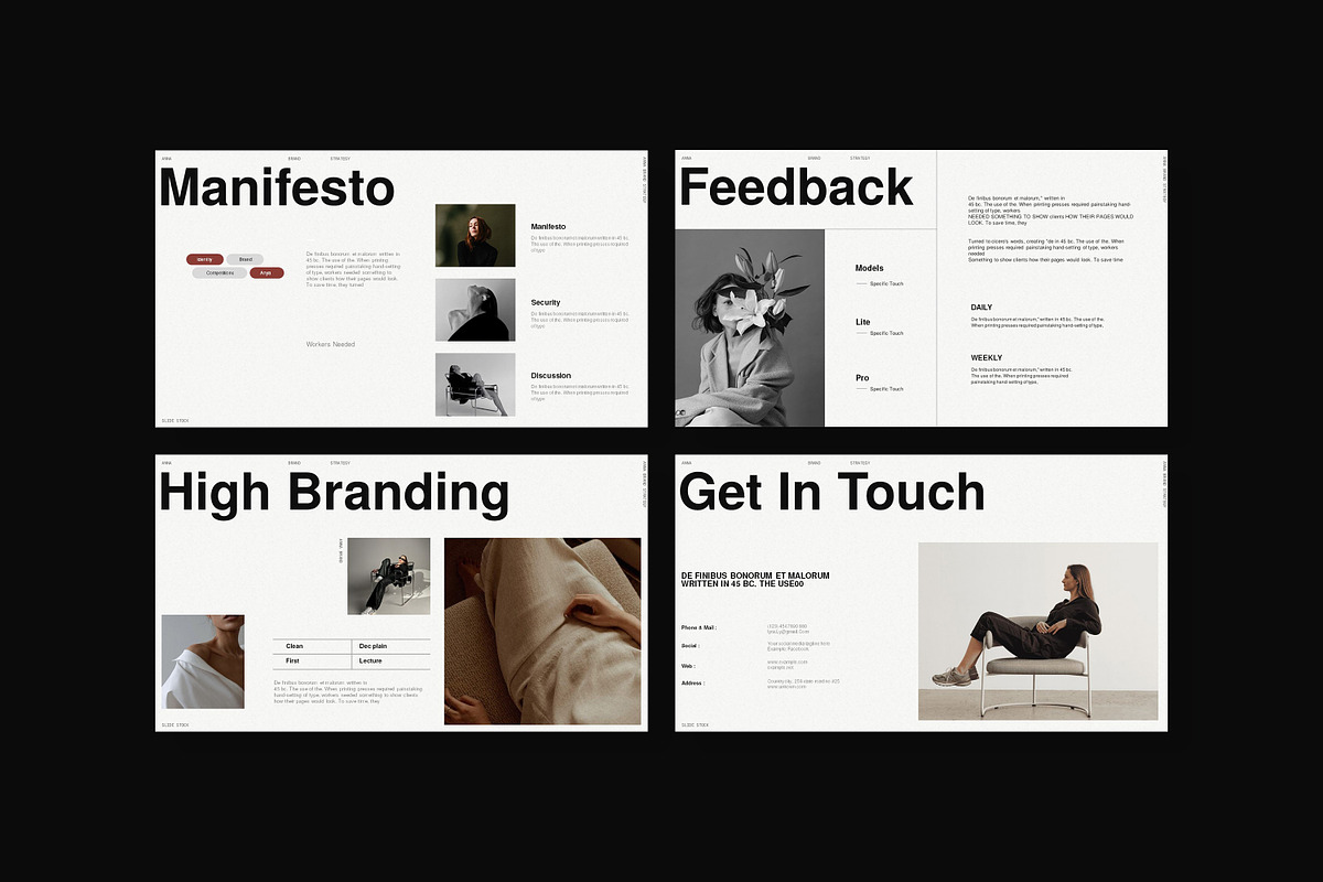 ANNA | Brand Strategy Template, a Presentation Template by slidestock55 (Photo 6 of 6)