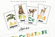 Animal Alphabet Flashcards, an Education Illustration by Sunshine Art (Thumbnail 3 of 11)