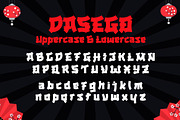 DASEGO - Japanese style font, a Font by twinstd (Thumbnail 8 of 10)