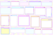 Y2K UI VECTOR KIT, an Object Graphic by craftlove (Thumbnail 3 of 13)
