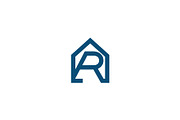 Modern AR Real Estate Monogram Logo, a Branding & Logo Template by Vectorium Studio (Thumbnail 1 of 2)