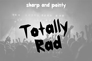 Totally Rad Font, a Handwritten Font by noonsun (Thumbnail 1 of 6)