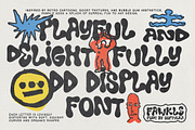 Fawkle – Wiggly, Bubbly Typeface, a Handwritten Font by softulka (Thumbnail 1 of 8)