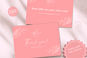 Hair & Beauty Salon Canva Templates, a Marketing Template by PaolaroiDesign (Thumbnail 6 of 6)