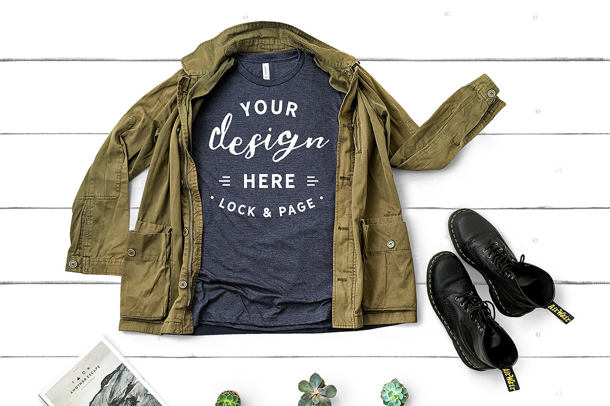 T-Shirt Mockup Bundle Bella Canvas, a Shirt Mockup by lock and page (Photo 57 of 71)