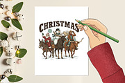 Funny Pickle Christmas PNG, an Illustration by designcity5 (Thumbnail 2 of 7)