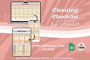 Cleaning Checklist for Families, a Templates & Theme by bellaROSEworkshop (Thumbnail 4 of 10)