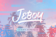 Jeboy Typeface, a Script Font by Aaron Amar (Thumbnail 1 of 6)