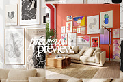 LENIS ROOM Natural Frame Mockup Set, a Household Mockup by Stykke Studio (Thumbnail 19 of 58)