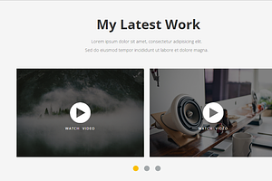 Video Creator - Adobe Muse Template