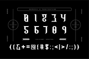 VB Sortina - Futuristic Display Font, a Sans Serif Font by VALIANTBROTHA (Thumbnail 3 of 11)