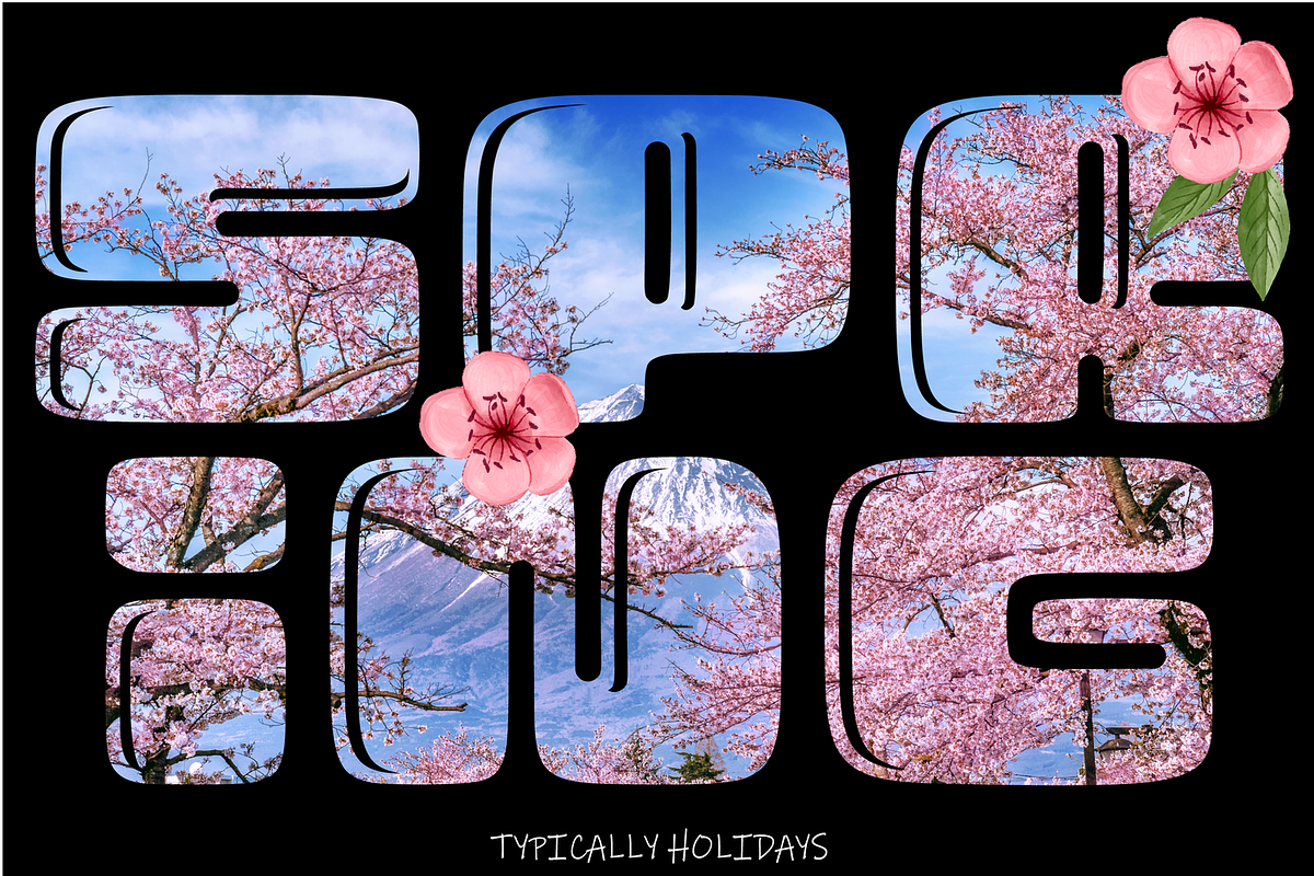 Typically Holidays - Playful Font, a Sans Serif Font by 177Studio (Photo 2 of 8)