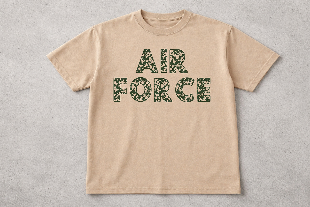 Army Strong Camouflage Display Font, a Blackletter Font by Fourteen Letter (Photo 2 of 4)