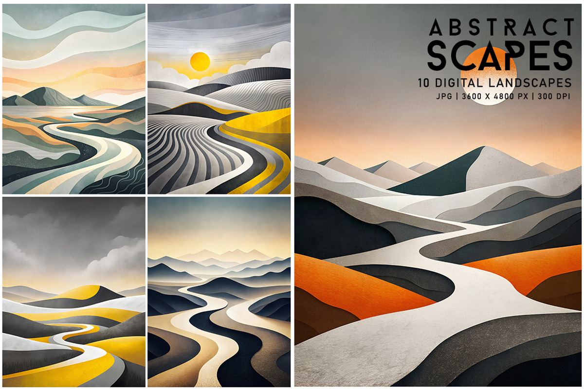 Abstract Scapes, a Decorative Illustration by Digital Art Creations (Photo 3 of 8)
