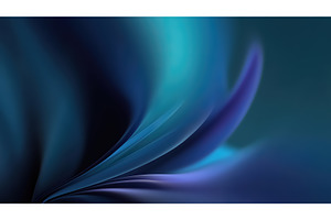 Deep Blue Abstract Swirls Create a, an Illustration by BazziBa♥