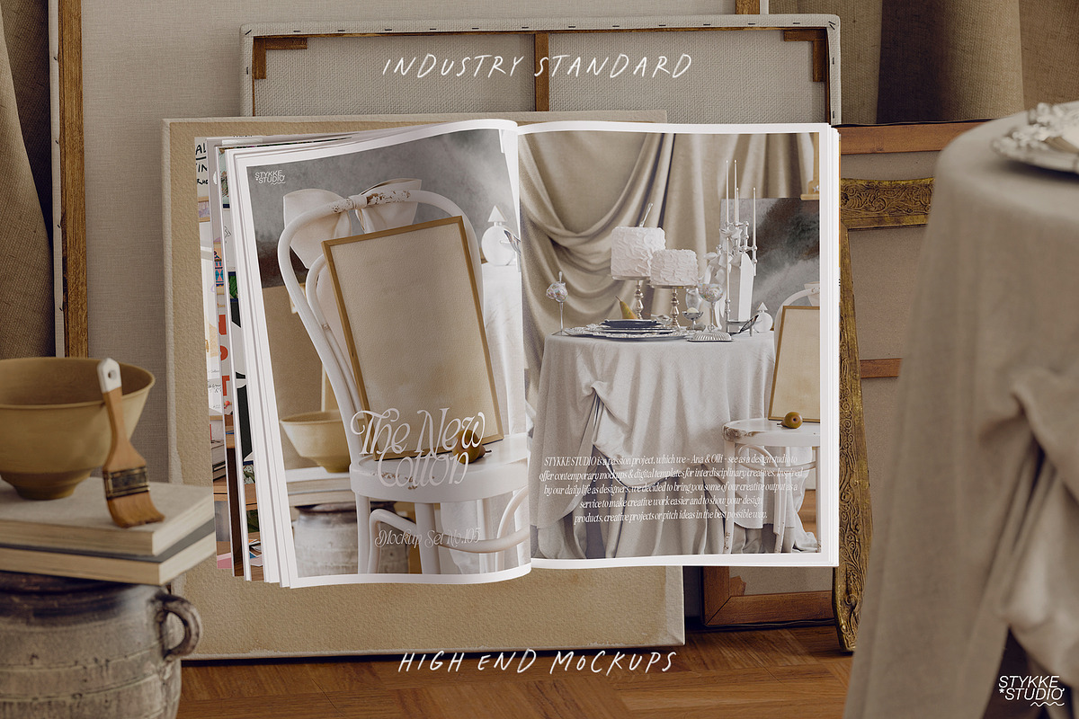 THE NEW COTTON | art & print mockup, a Household Mockup by Stykke Studio (Photo 5 of 9)