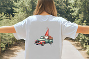 Christmas Cute Gnome and Truck Clipa, an Illustration by CrexoraLab (Thumbnail 3 of 5)