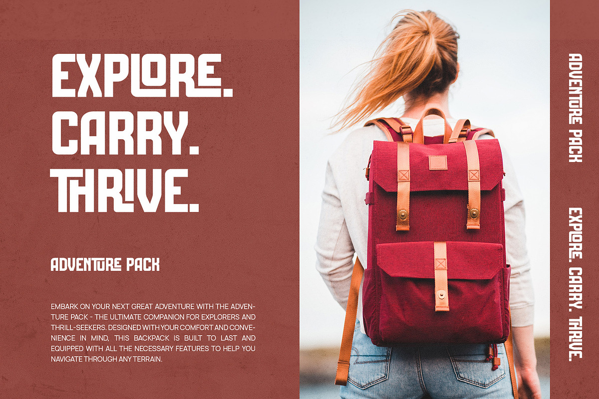 Ghrathe Ligature Sans Serif Font, a Sans Serif Font by Graphicxell (Photo 5 of 11)