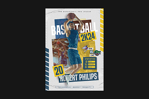 5 Basketball Poster Templates