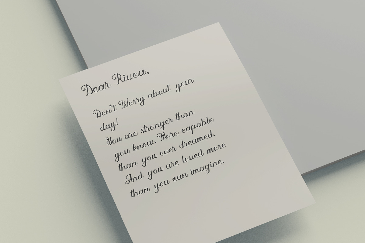 Almost Delicated, a Script Font by Jrray Studio (Photo 3 of 6)
