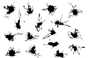 Big vector set of painted blots, a Texture Graphic by Valentain_Jevee (Thumbnail 30 of 31)