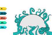 Vector sketch octopus tentacles, an Animal Illustration by julia_musdotter (Thumbnail 16 of 19)